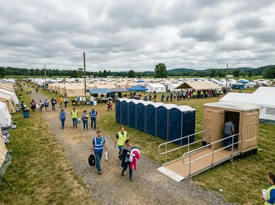 disaster-relief-camp-restrooms-010 — frequently asked questions, Dumpster & Portable Bathrooms Rental in Mineral Ridge, OH
